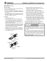 Preview for 7 page of Textron GREENLEE EK1230CLX Operation Manual