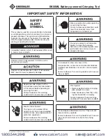 Preview for 3 page of Textron Greenlee EK50ML Instruction Manual