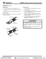 Preview for 8 page of Textron Greenlee EK50ML Instruction Manual