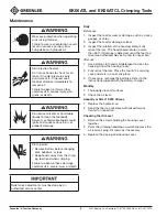 Preview for 8 page of Textron GREENLEE GATOR EK06ATCL Operation Manual