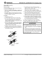 Preview for 7 page of Textron Greenlee GATOR EK1230CLT/X Operation Manual