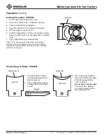 Preview for 10 page of Textron Greenlee Gator ES20L Operation Manual