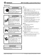 Предварительный просмотр 7 страницы Textron Greenlee Gator ESP710L Operation Manual