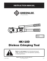 Textron Greenlee HK12ID Instruction Manual preview