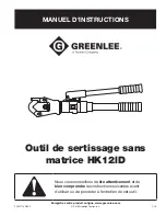 Preview for 21 page of Textron Greenlee HK12ID Instruction Manual