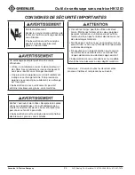 Preview for 24 page of Textron Greenlee HK12ID Instruction Manual