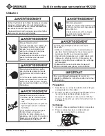 Preview for 26 page of Textron Greenlee HK12ID Instruction Manual