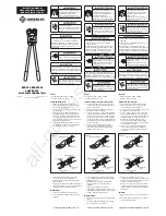 Textron GREENLEE K09-2GL Instruction Manual preview