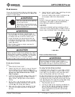 Предварительный просмотр 5 страницы Textron Greenlee LHFS-210003 Service Manual