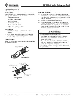 Preview for 10 page of Textron Greenlee LP6 GMA Series Instruction Manual