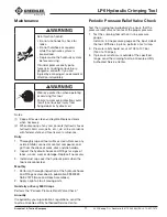 Preview for 11 page of Textron Greenlee LP6 GMA Series Instruction Manual