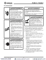 Preview for 20 page of Textron GREENLEE PVA0021 Instruction Manual