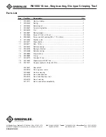 Preview for 16 page of Textron Greenlee RK1550FT Manual