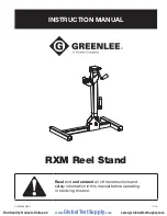 Textron GREENLEE RXM Instruction Manual предпросмотр