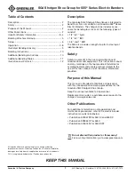 Preview for 2 page of Textron GREENLEE SG4 Instruction Manual