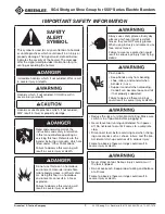 Preview for 3 page of Textron GREENLEE SG4 Instruction Manual