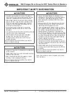 Preview for 4 page of Textron GREENLEE SG4 Instruction Manual