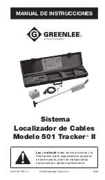 Предварительный просмотр 13 страницы Textron Greenlee Tracker II 501 Instruction Manual