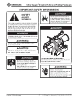 Preview for 3 page of Textron GREENLEE Ultra Tugger 8 Instruction Manual