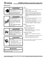 Preview for 9 page of Textron Greenlee Utility GATOR EK622PLU Operation Manual