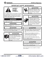 Preview for 3 page of Textron GREENLINE 910 Instruction Manual