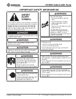 Preview for 3 page of Textron Greenline H4665A Instruction Manual