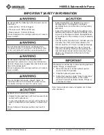 Preview for 4 page of Textron Greenline H4665A Instruction Manual