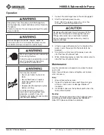 Preview for 8 page of Textron Greenline H4665A Instruction Manual