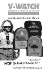 Preview for 1 page of Textron HDE V-WATCH PRO Operating Instructions Manual