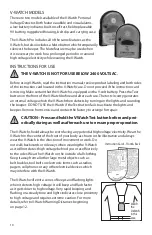 Preview for 10 page of Textron HDE V-WATCH PRO Operating Instructions Manual