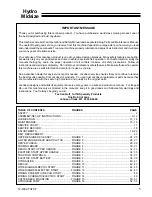 Preview for 3 page of Textron Jacobsen 730325 Setup, Parts & Maintenance Manual