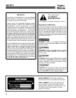 Preview for 4 page of Textron Jacobsen 730325 Setup, Parts & Maintenance Manual