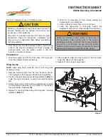 Textron Jacobsen HR800 Instruction Sheet preview