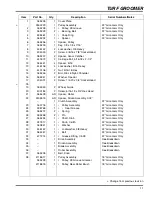 Preview for 11 page of Textron JACOBSEN Turf Groomer 67911 Instruction Sheet