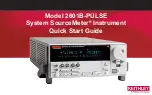 Textron Keithley System SourceMeter 2601B-PULSE Quick Start Manual предпросмотр