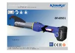 Предварительный просмотр 1 страницы Textron Klauke EK 425CL Manual