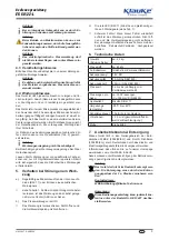 Preview for 12 page of Textron Klauke EK 60/22-L Instruction Manual