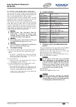 Preview for 12 page of Textron Klauke EK 60 VP-L Instruction Manual