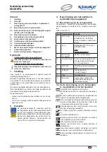 Preview for 16 page of Textron Klauke EK 60 VP-L Instruction Manual