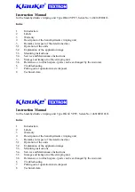 Preview for 13 page of Textron Klauke HK60 VPFT Instruction Manual