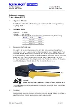 Preview for 1 page of Textron Klauke K 57/2 Instruction Manual