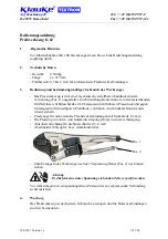 Textron Klauke K 62 Instruction Manual preview