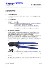 Textron Klauke K 64 Instruction Manual preview