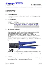 Textron Klauke K 68 Instruction Manual preview