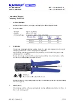 Preview for 2 page of Textron Klauke K 68 Instruction Manual