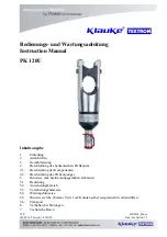 Preview for 1 page of Textron Klauke PK 120U Instruction Manual