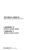 Preview for 1 page of Textron LAWNAIRE IV 544908 Technical Manual