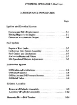 Предварительный просмотр 58 страницы Textron Lycoming O-235 Series Operator'S Manual