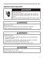 Предварительный просмотр 5 страницы Textron POWER FINDER CIRCUIT SEEKER GREENLEE 2011/00521 Instruction Manual