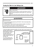 Предварительный просмотр 17 страницы Textron POWER FINDER CIRCUIT SEEKER GREENLEE 2011/00521 Instruction Manual